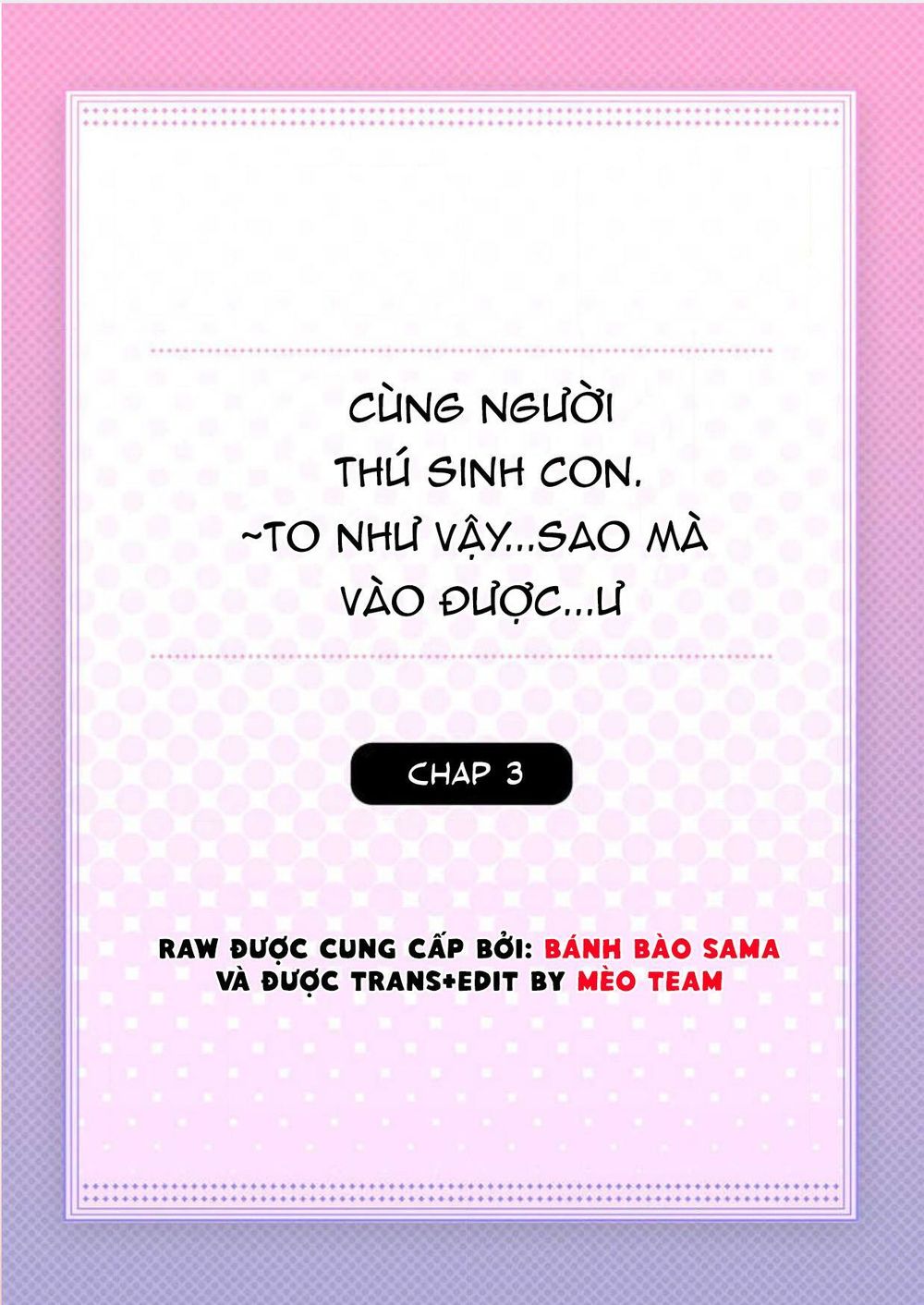 Kemonohito Kareshi To Ko-Tsukuri Seikatsu Chapter 3 - 5