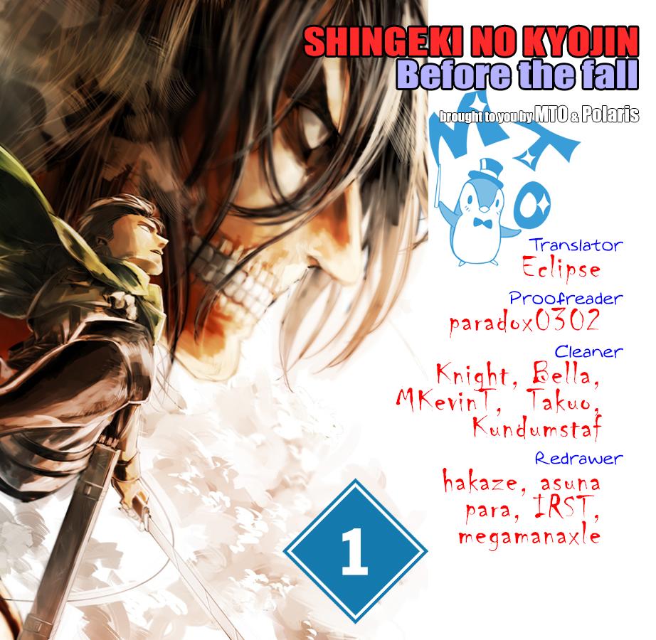 Attack On Titans - Before The Fall Chapter 1 - 1