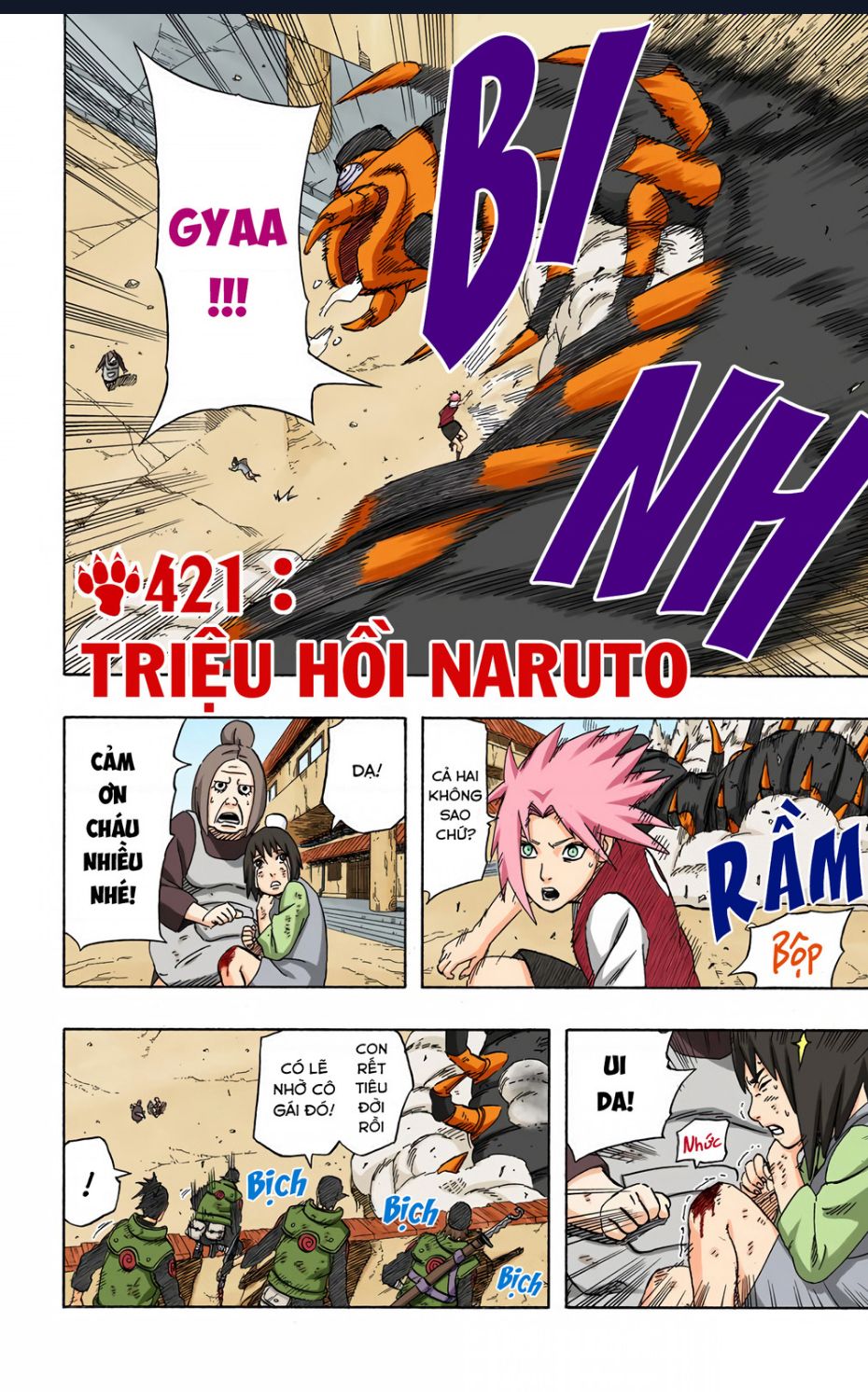 Naruto Full Màu Chapter  421 - 3