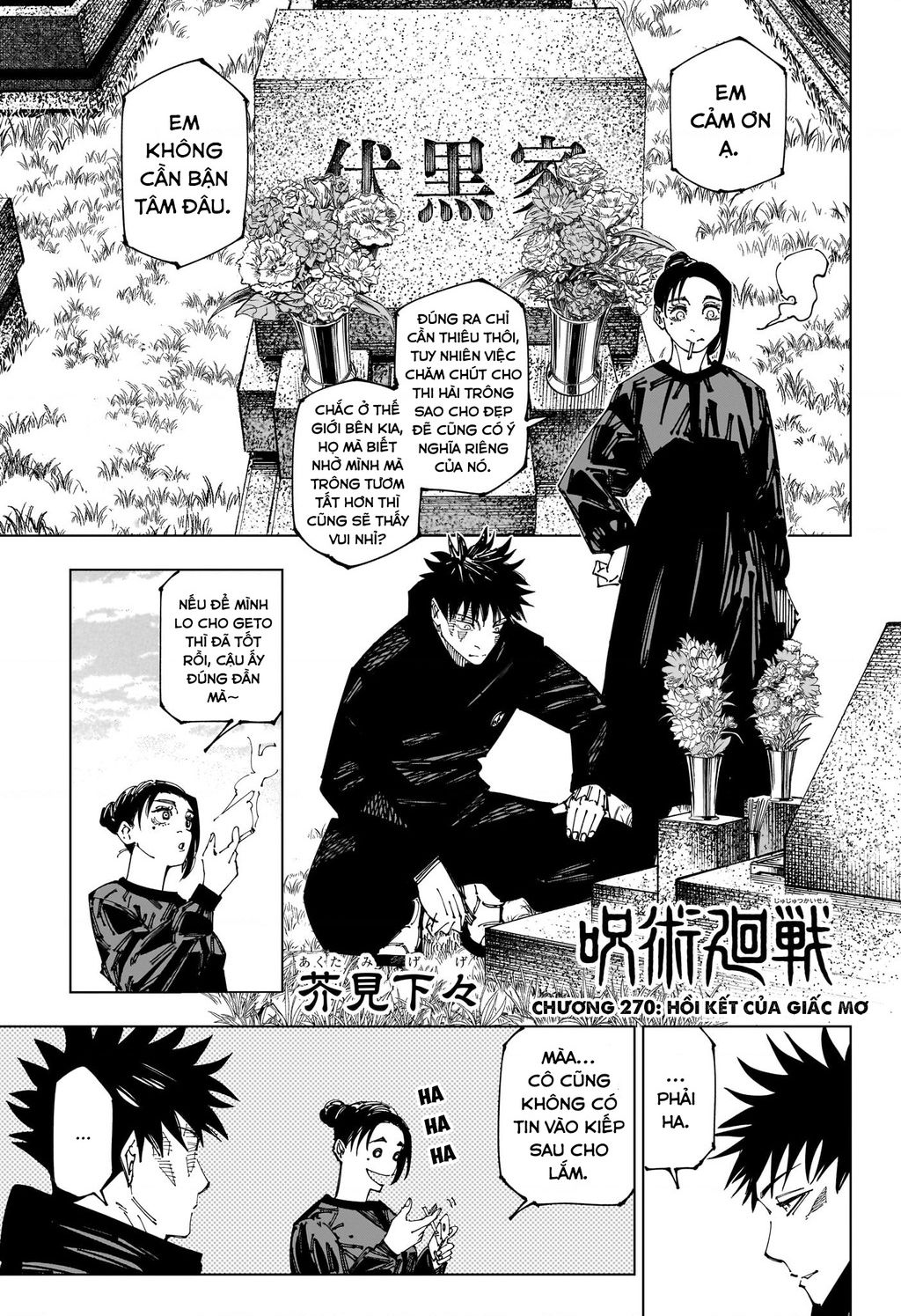 Jujutsu Kaisen - Chú Thuật Hồi Chiến Chapter  270 - 2