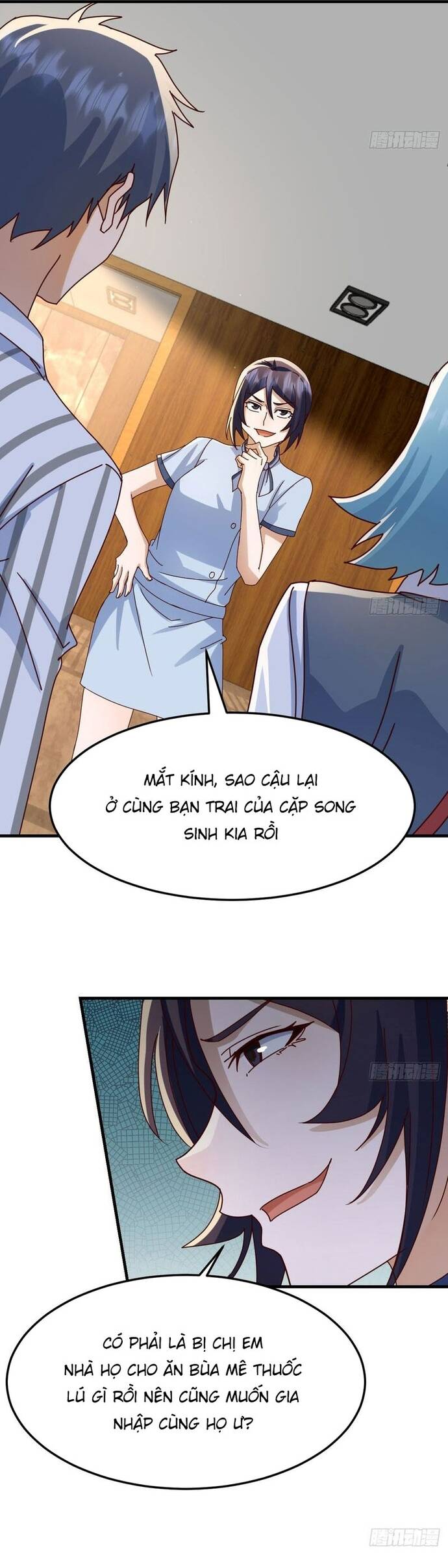 Trong Nhà Có 2 Bạn Gái Song Sinh Chapter 331 - 12