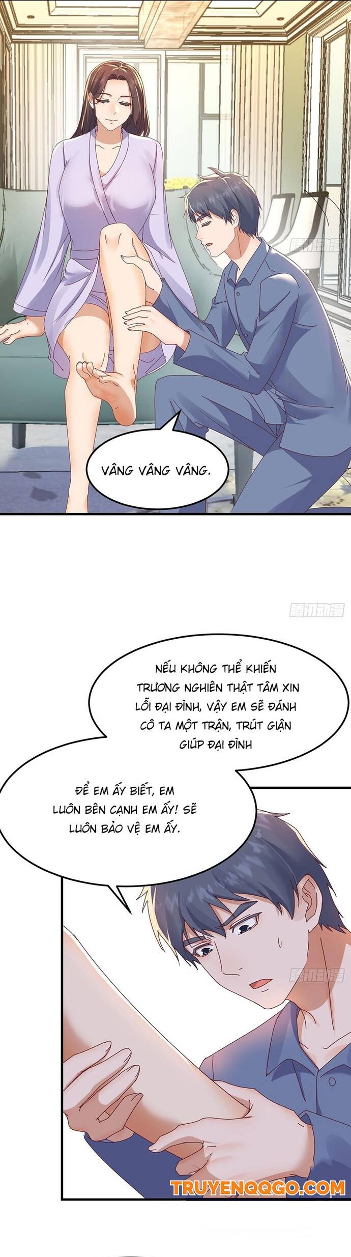 Trong Nhà Có 2 Bạn Gái Song Sinh Chapter 336 - 9