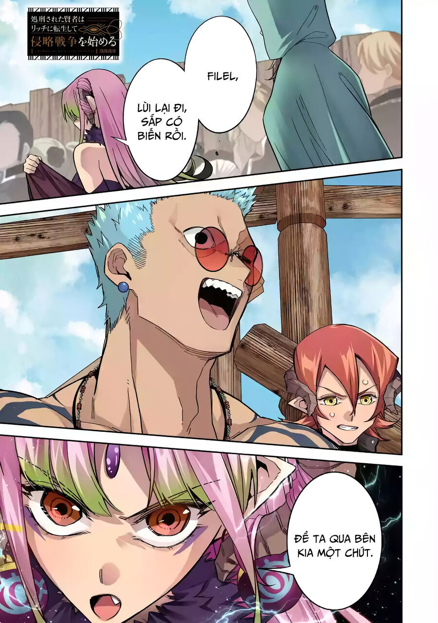 Shokei Sareta Kenja Wa Lich Ni Tensei Shite Shinryaku Sensou Wo Hajimaru Chapter 45 - 3