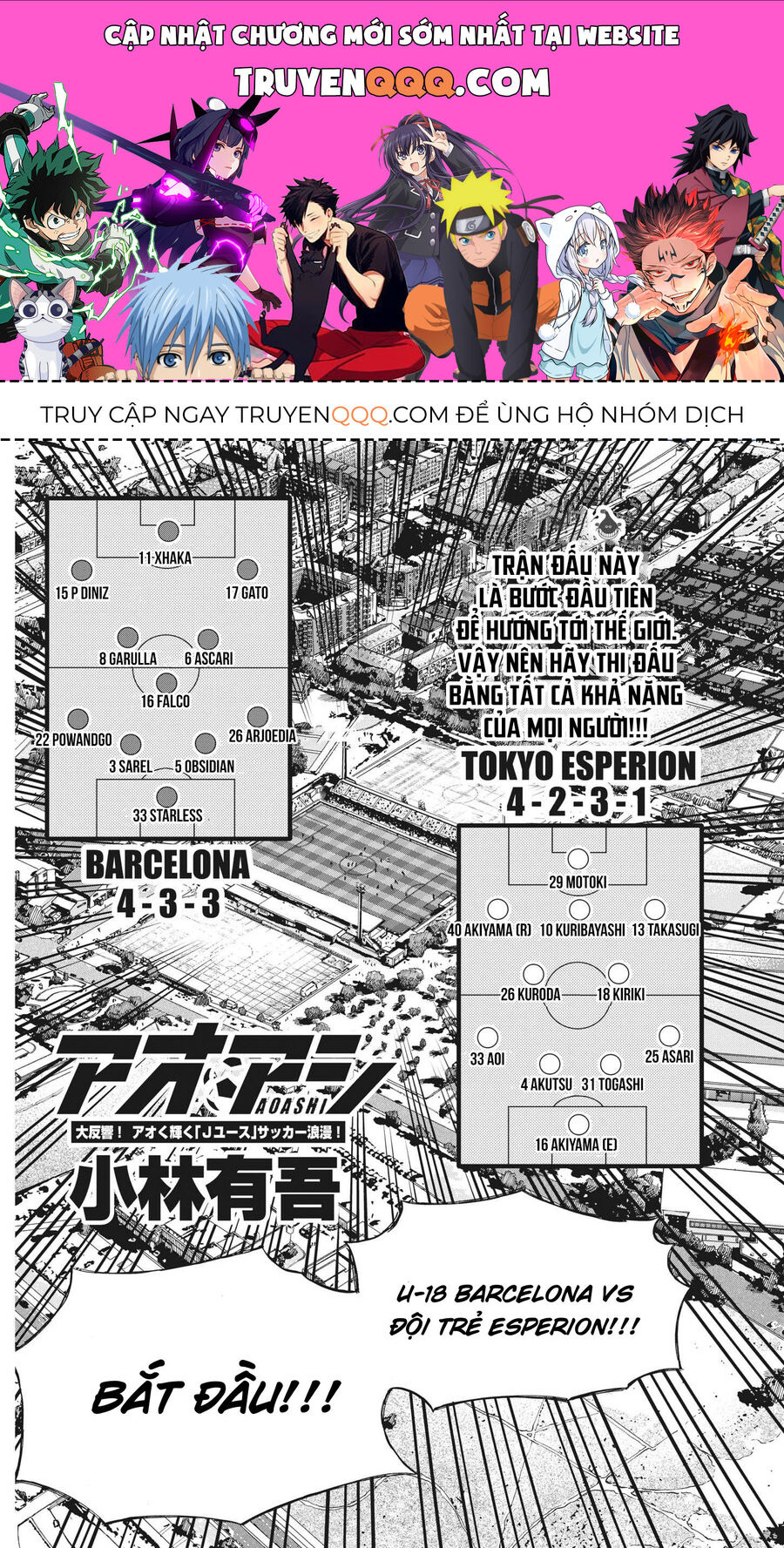 Thiên Tài Bóng Đá Ashito Chapter 349 - 1