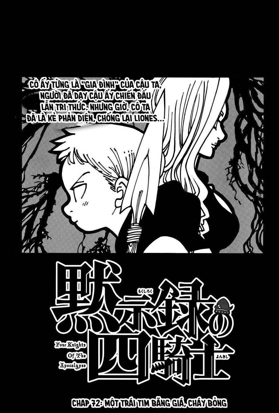 Tứ Kỵ Sĩ Khải Huyền Chapter 72 - 1