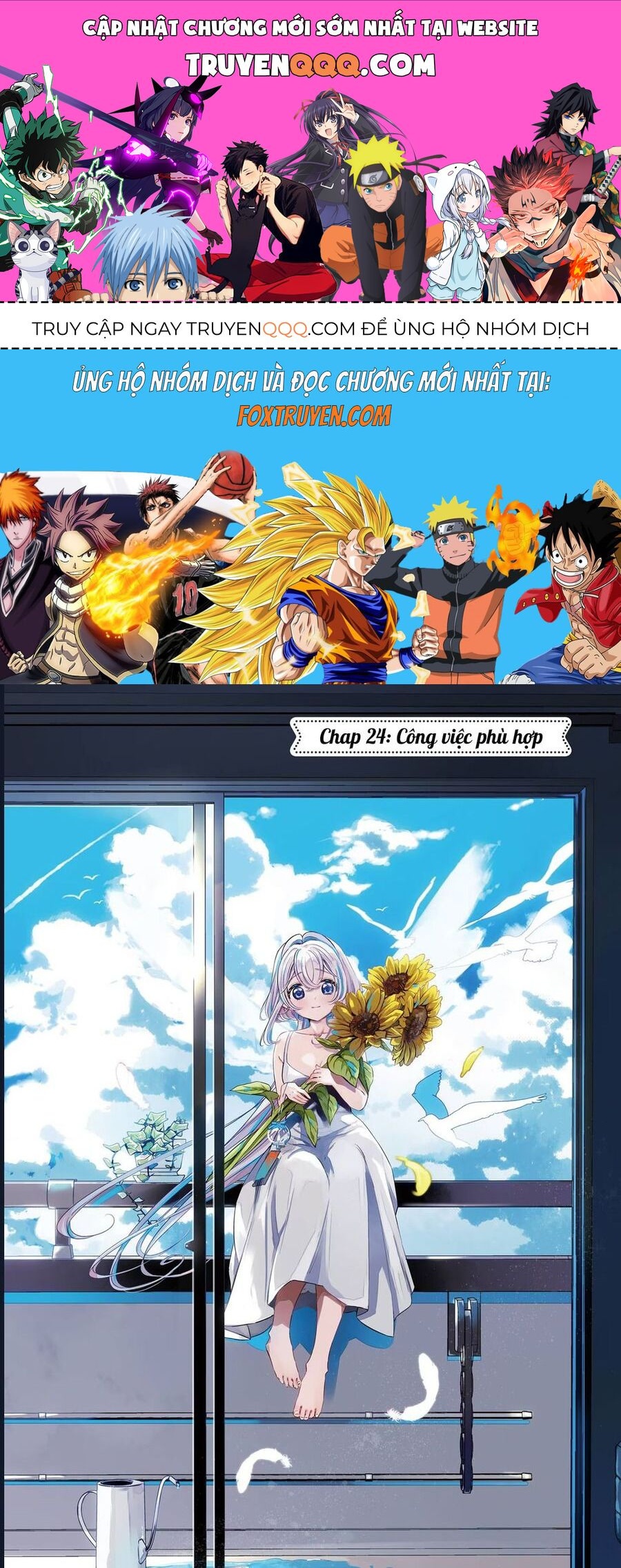 One Room, Hiatari Futsuu, Tenshi Tsuki Chapter 24 - 1