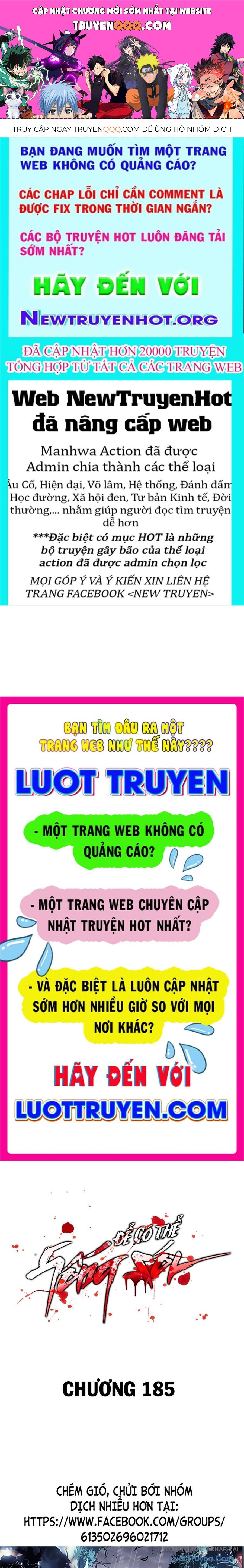 Để Có Thể Sống Sót Chapter 185 - 1