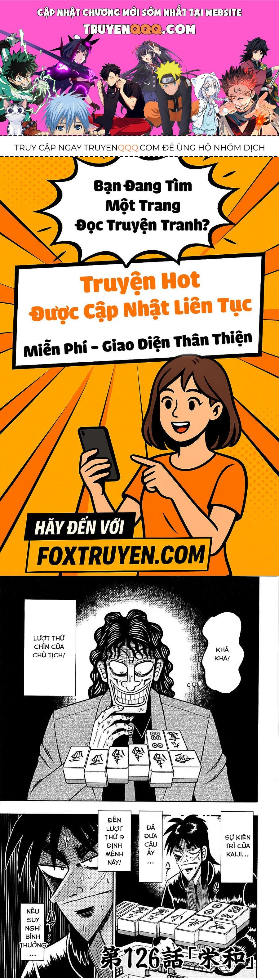 Tobaku Datenroku Kaiji Chapter 126 - 1