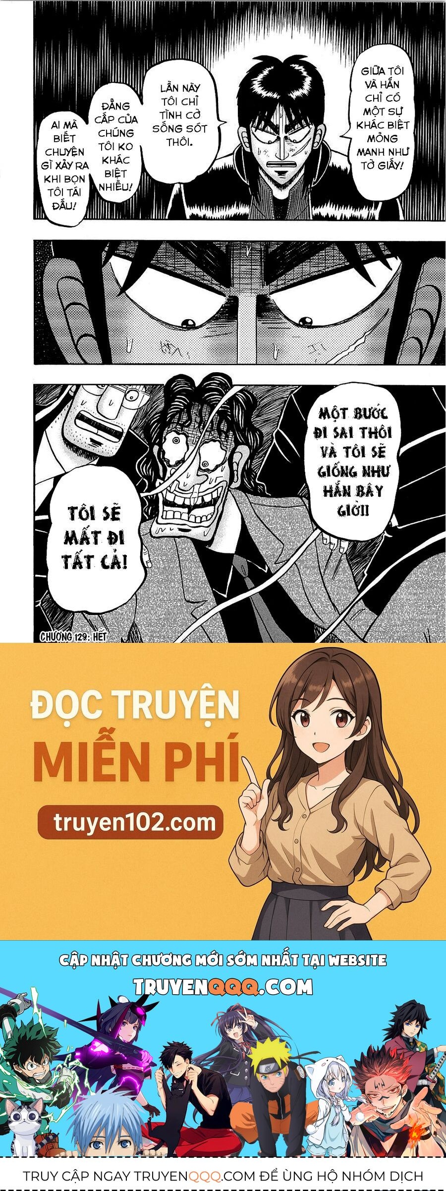 Tobaku Datenroku Kaiji Chapter 129 - 21