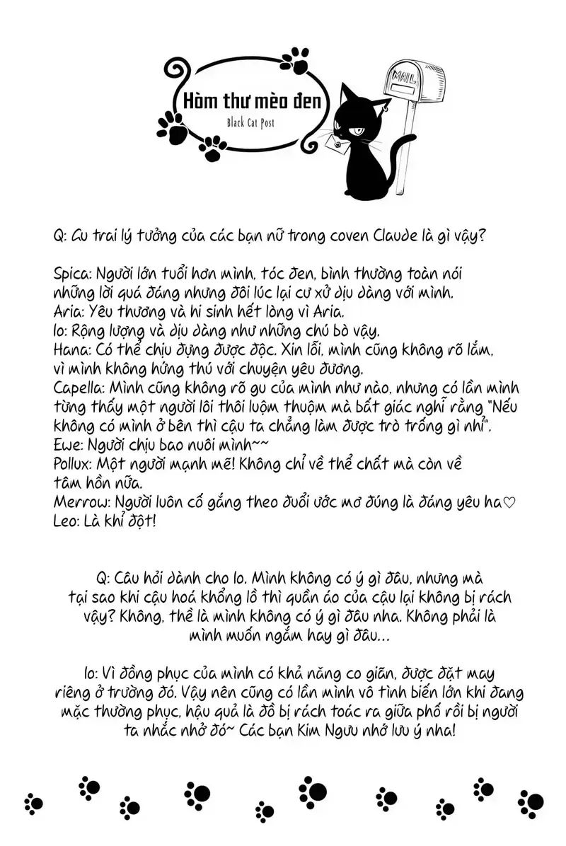 Hắc Miêu Và Lớp Học Phù Thủy Chapter 27.5 - 3