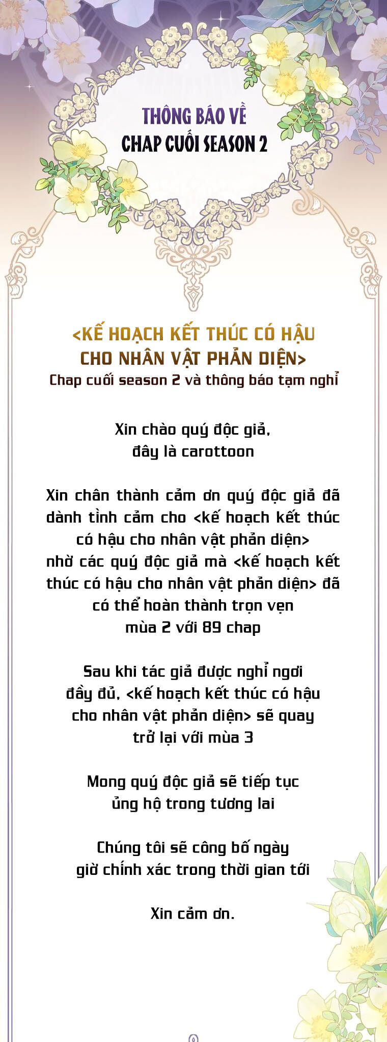 Kế Hoạch Kết Thúc Có Hậu Cho Nhân Vật Phản Diện Chapter 89 - 55