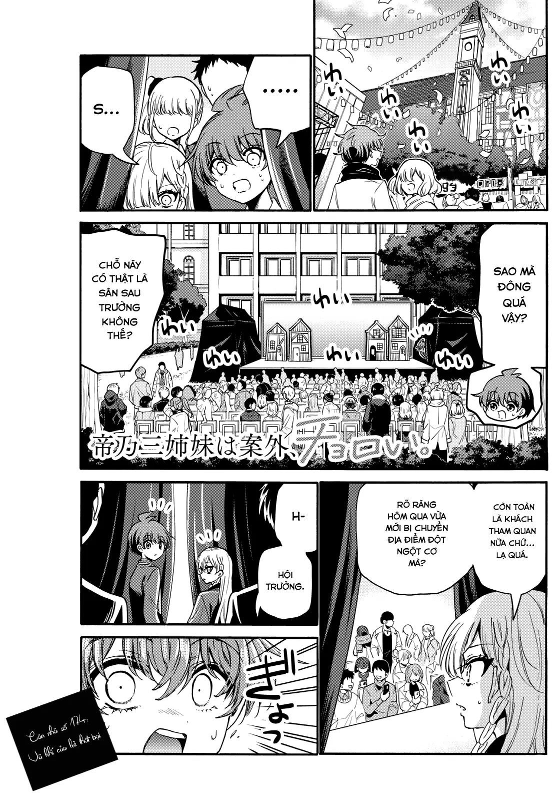 Ba Chị Em Nhà Mikadono Dễ Đối Phó Thật Đấy Chapter 174 - 2