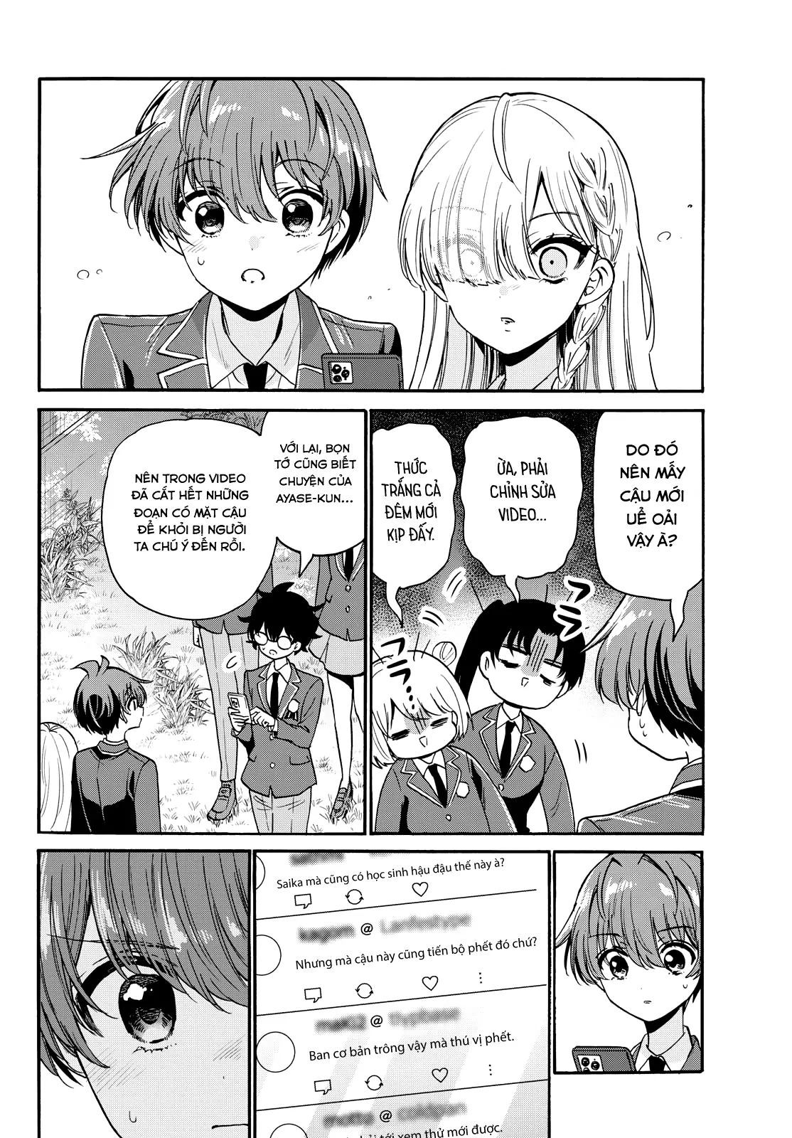 Ba Chị Em Nhà Mikadono Dễ Đối Phó Thật Đấy Chapter 174 - 9