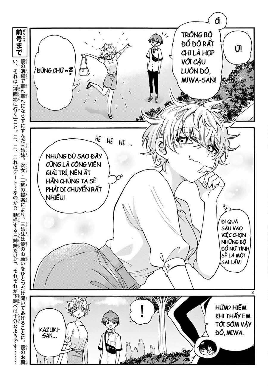Ba Chị Em Nhà Mikadono Dễ Đối Phó Thật Đấy Chapter 34 - 3