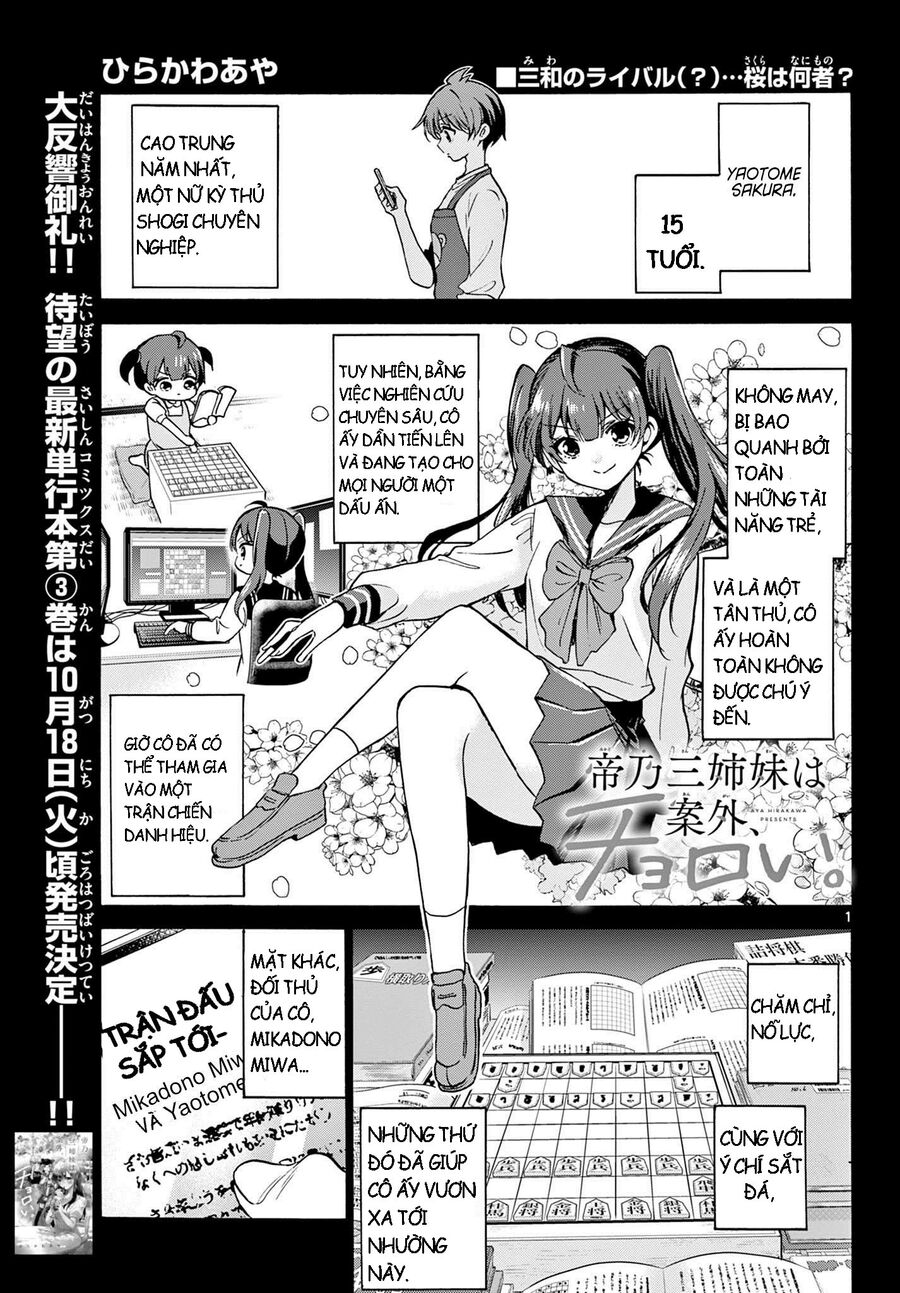 Ba Chị Em Nhà Mikadono Dễ Đối Phó Thật Đấy Chapter 38 - 1