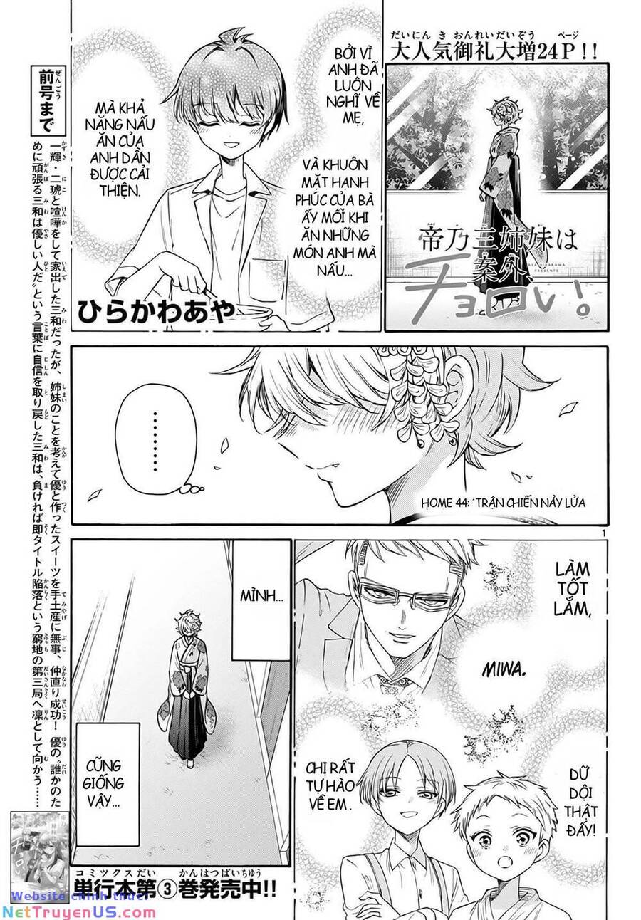 Ba Chị Em Nhà Mikadono Dễ Đối Phó Thật Đấy Chapter 44 - 1
