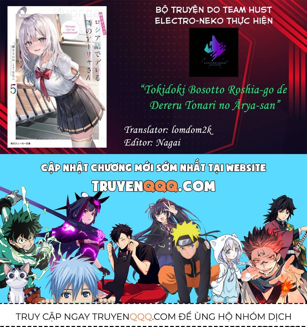 Arya-san bàn bên thi thoảng lại thả thính tôi bằng tiếng Nga Chapter 21.2 - 8