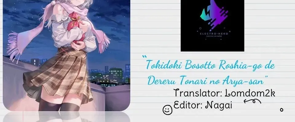 Arya-san bàn bên thi thoảng lại thả thính tôi bằng tiếng Nga Chapter 67 - 4