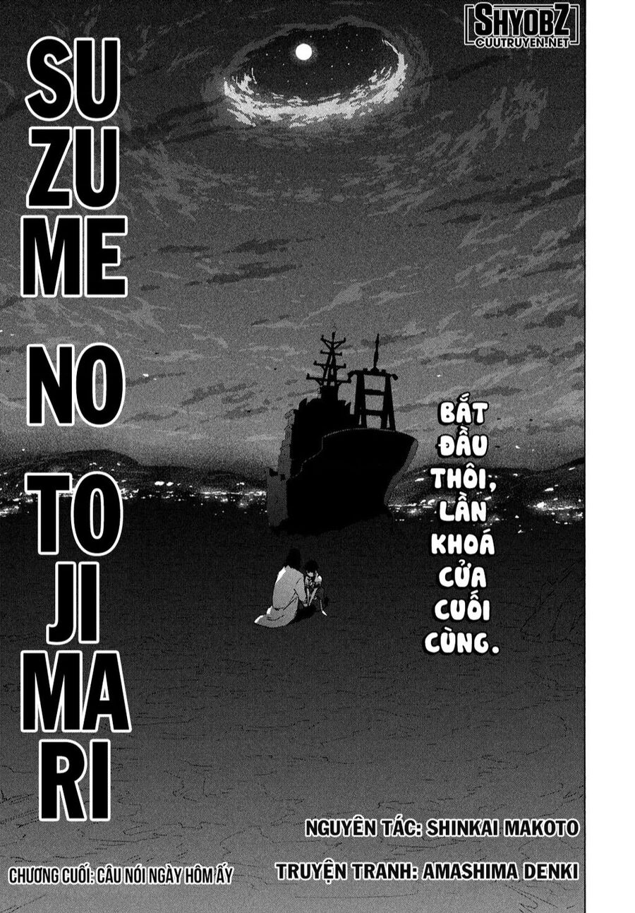 Khóa Chặt Cửa Nào Suzume Chapter 15 - 3