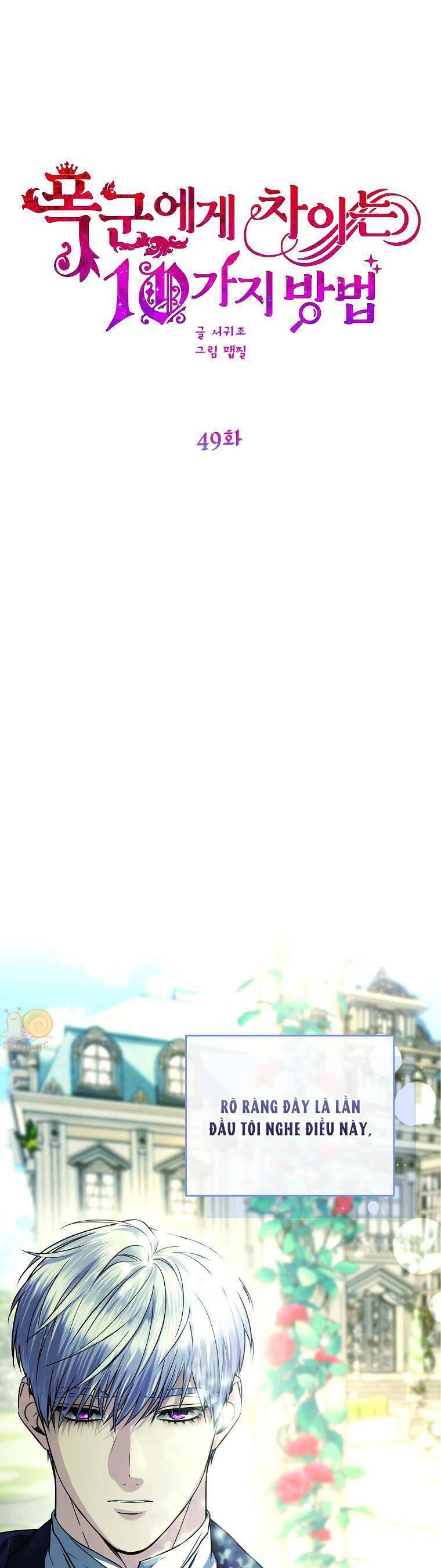 10 Cách Để Bị Bạo Chúa Đá Chapter 49 - 1