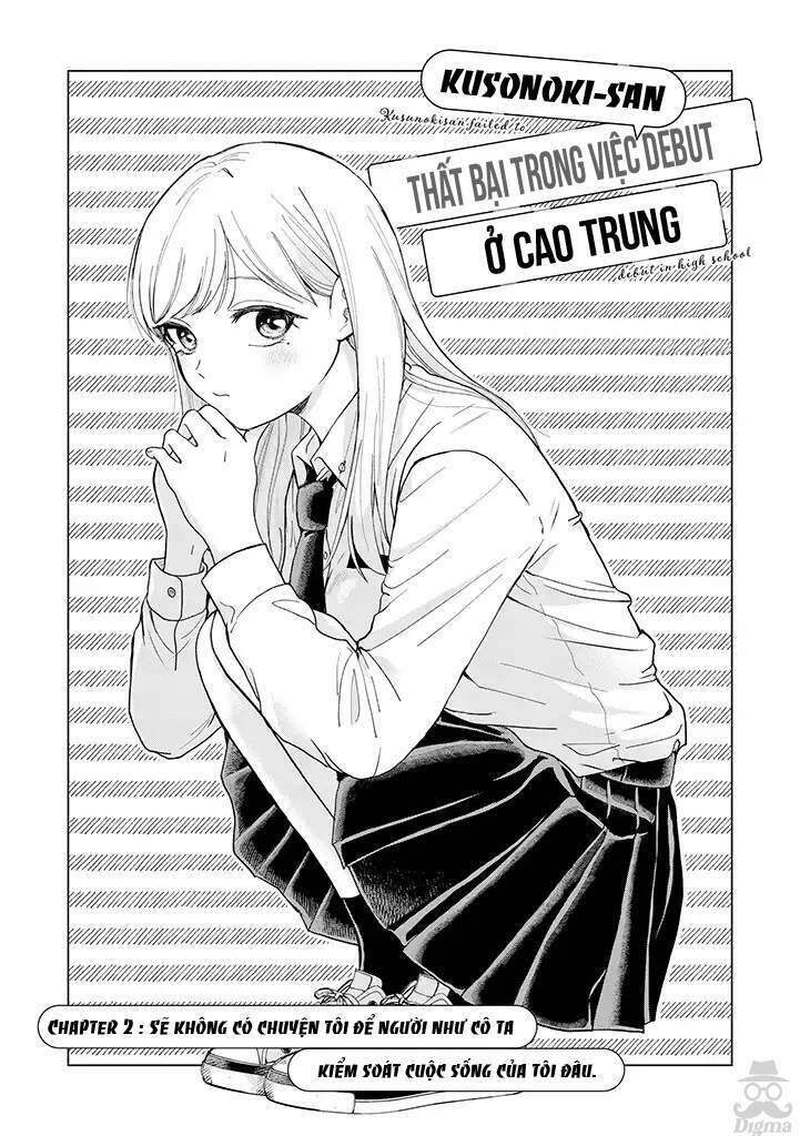Kusunoki-San Wa Koukou Debut Ni Shippai Shite Iru Chapter 2 - 2