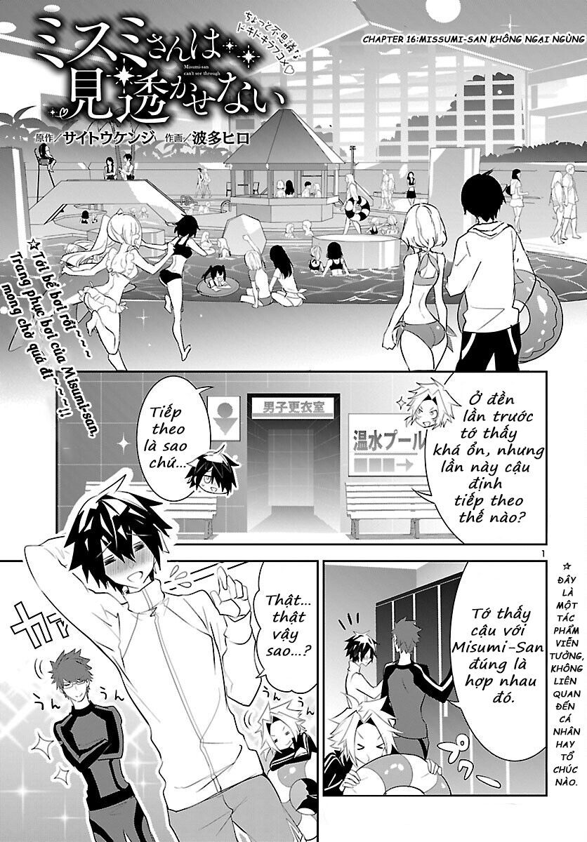 Misumi-San Không Thể Nhìn Thấu! Chapter 16 - 3