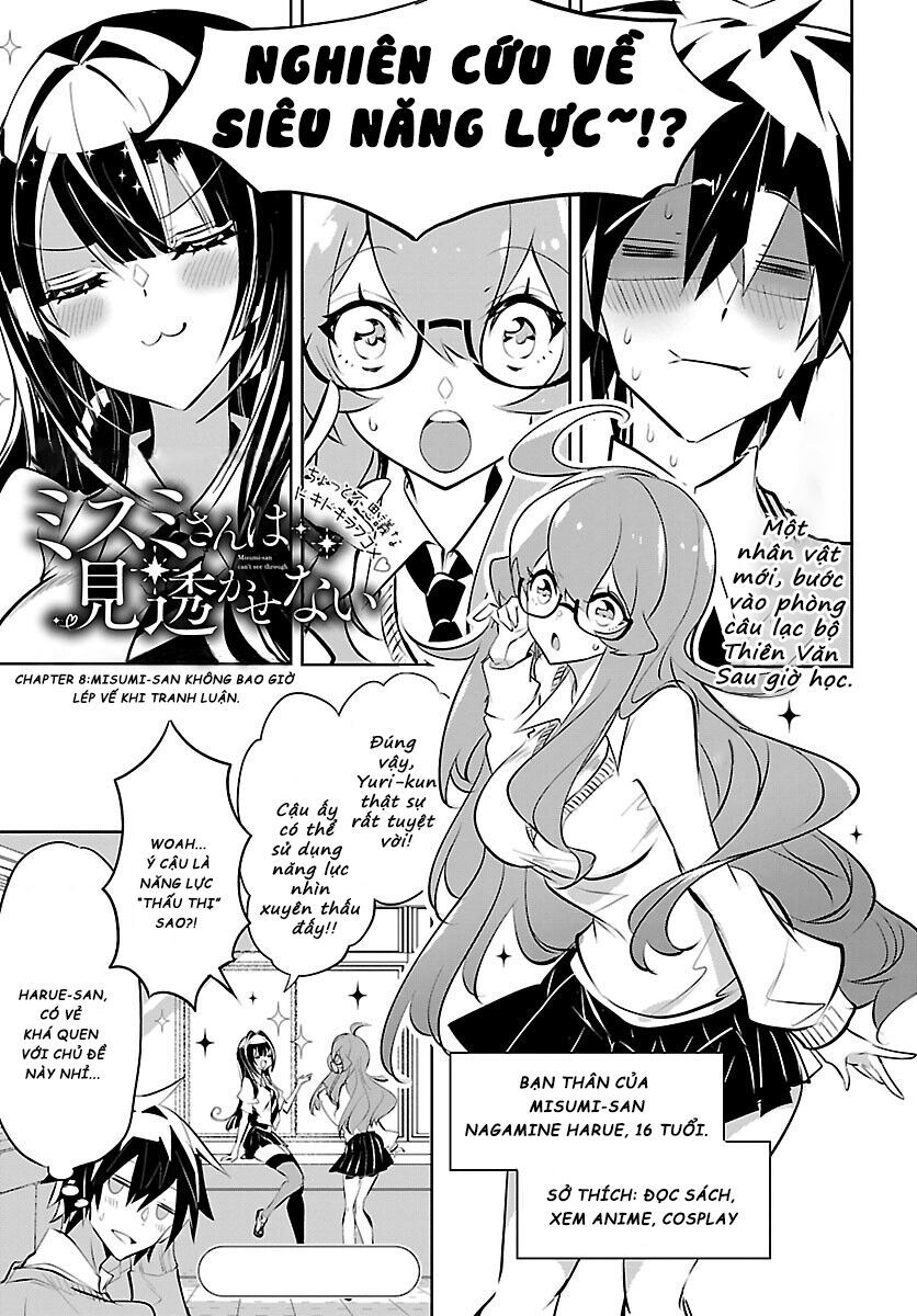 Misumi-San Không Thể Nhìn Thấu! Chapter 8 - 2