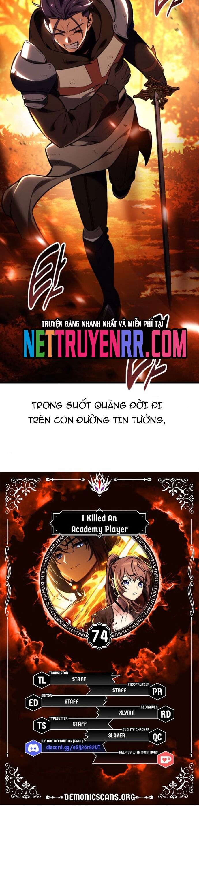 Tôi Đã Giết Tuyển Thủ Học Viện Chapter 74 - 2