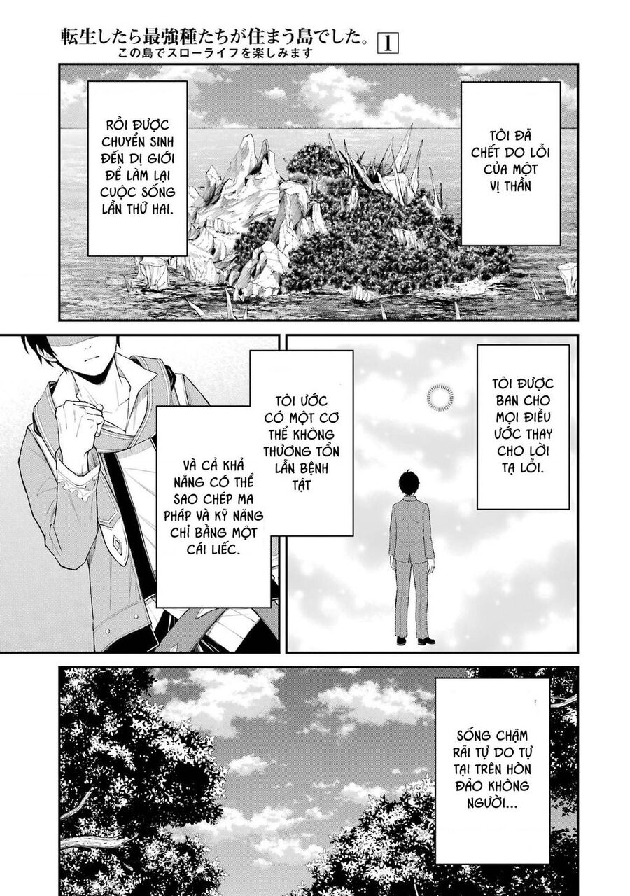 Tensei Shitara Saikyoushutachi Ga Sumau Shima Deshita. Kono Shima De Slow Life Wo Tanoshimasu Chapter 2 - 1