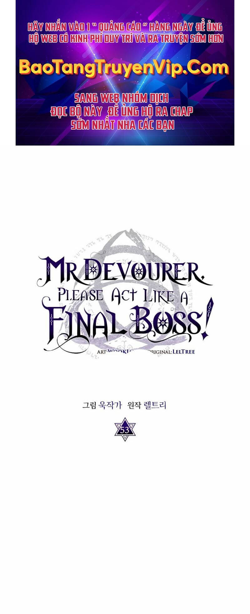 Hãy Hành Động Như Một Boss Đi Ngài Mr Devourer Chapter 53 - 1