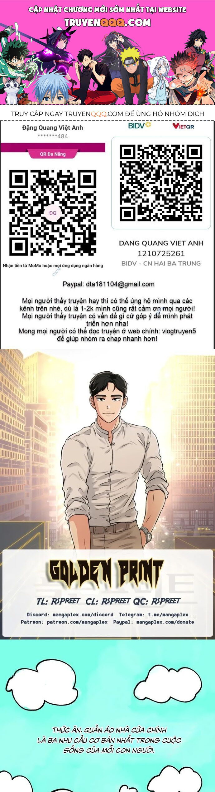 Bản Thiết Kế Vàng Chapter 6.1 - 1