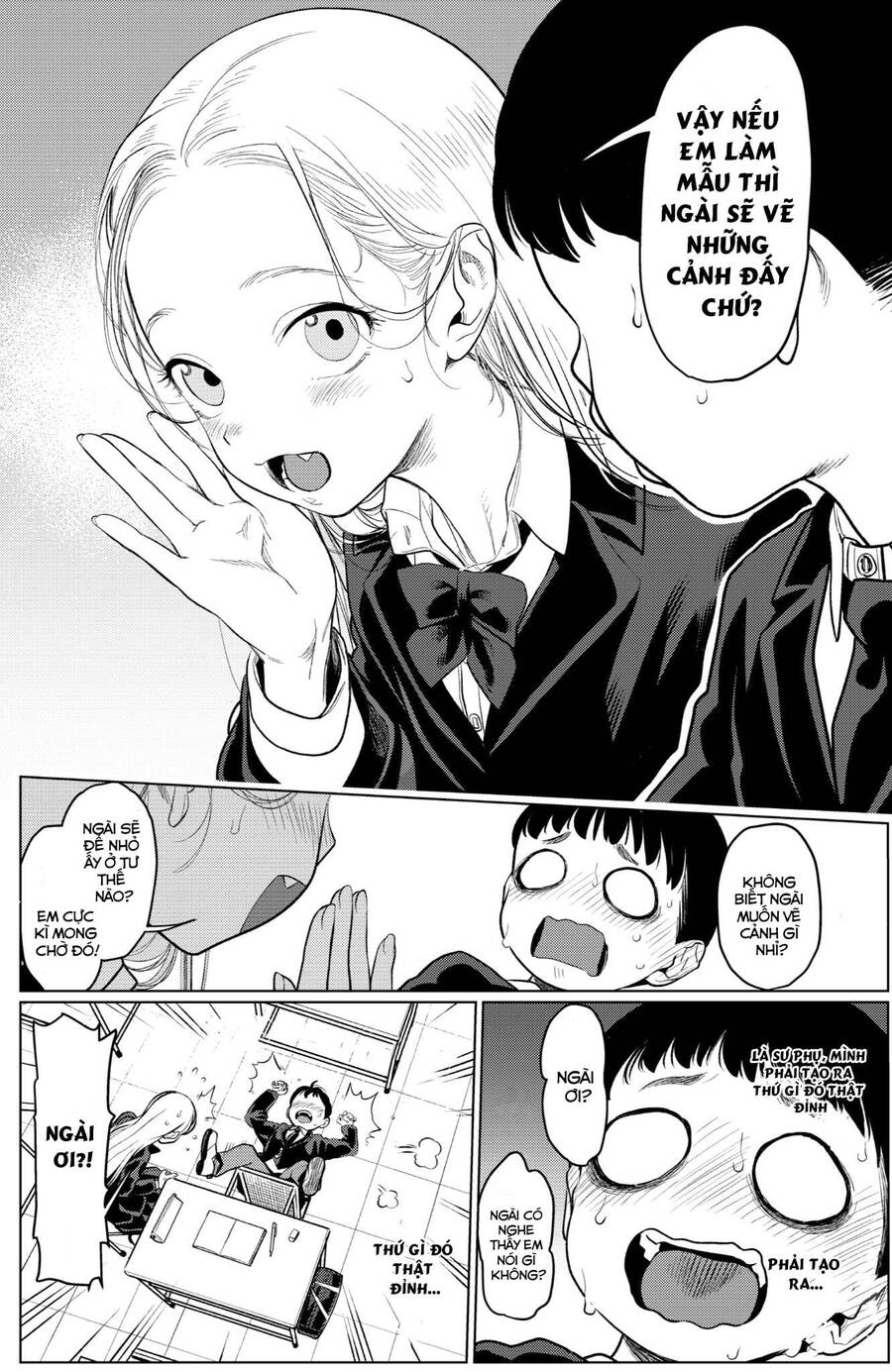 Bé Sơ Trung Sasha Và Thằng Bạn Otaku Cùng Lớp Chapter 3 - 4