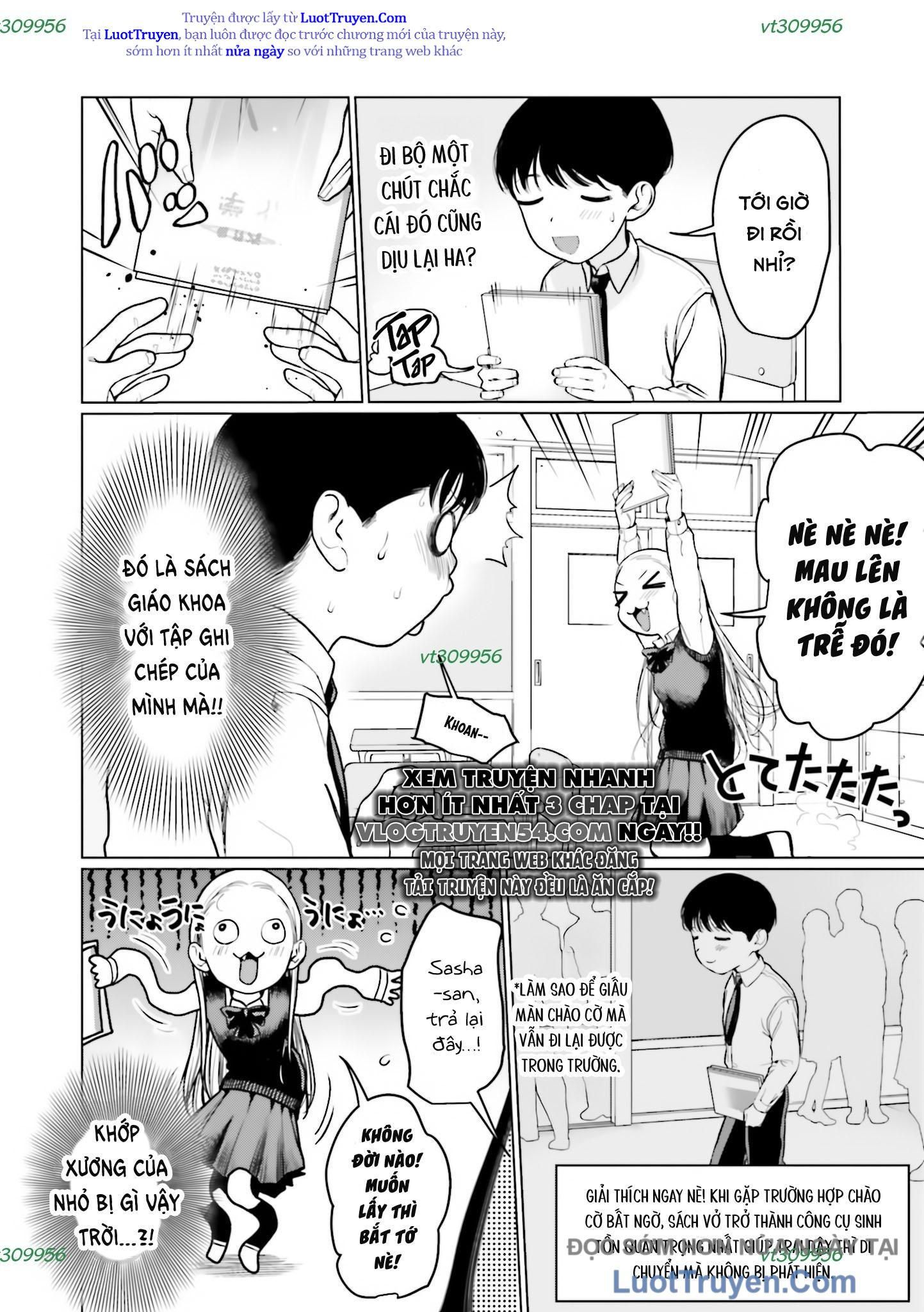 Bé Sơ Trung Sasha Và Thằng Bạn Otaku Cùng Lớp Chapter 34 - 9