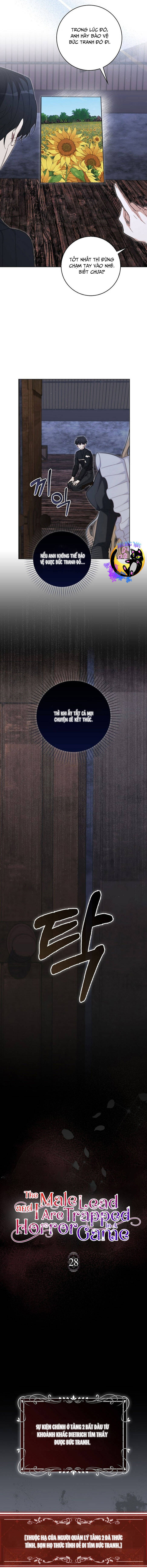 Bị Giam Cầm Với Nam Chính Trong Trò Chơi Kinh Dị Chapter 28 - 10