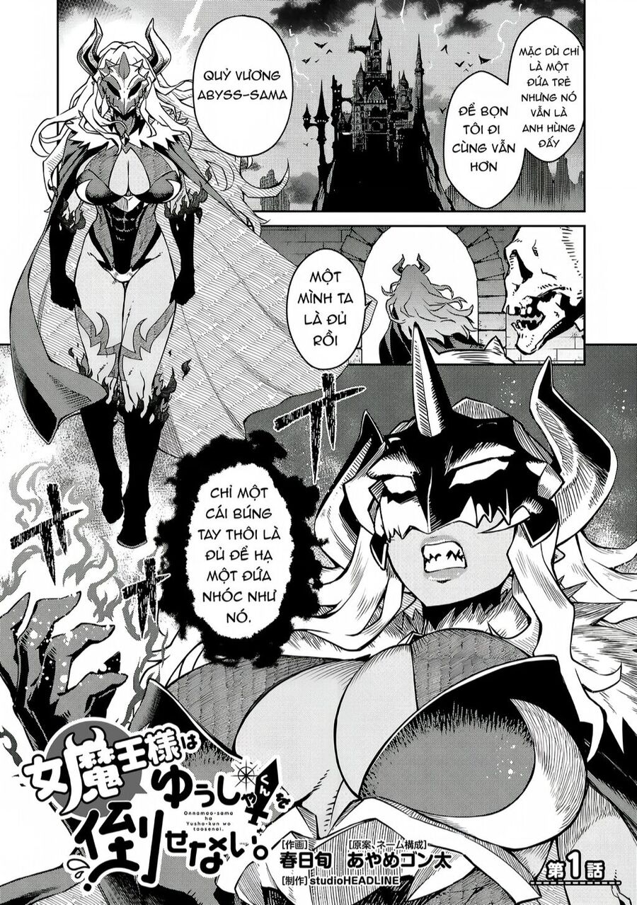 Quỷ Vương-Sama Không Thể Đánh Bại Hero-Kun! Chapter 1 - 2
