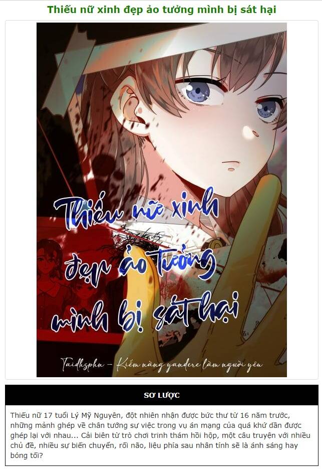 Thiếu Nữ Xinh Đẹp Ảo Tưởng Mình Bị Sát Hại Chapter 20 - 48