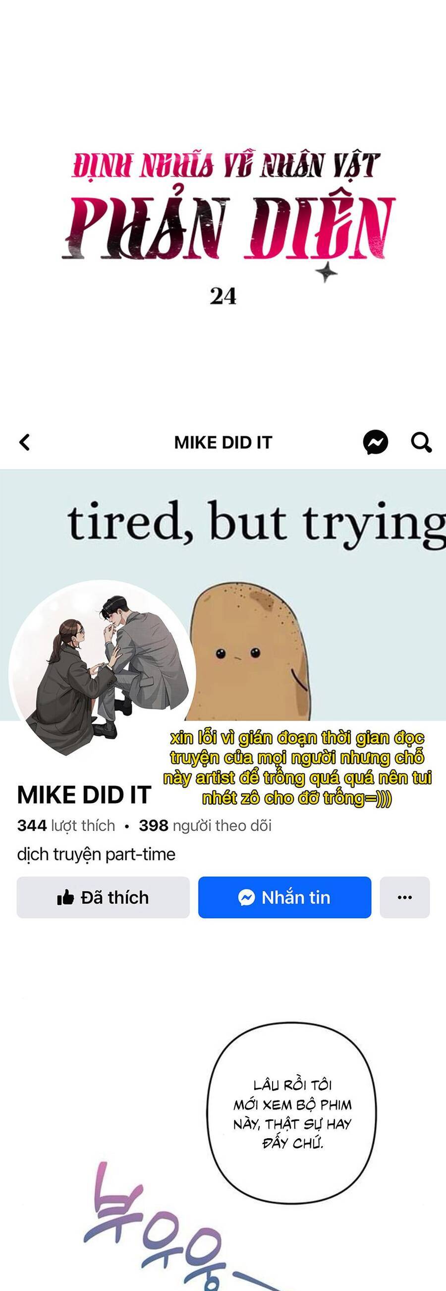 Định Nghĩa Về Nhân Vật Phản Diện Chapter 24 - 6