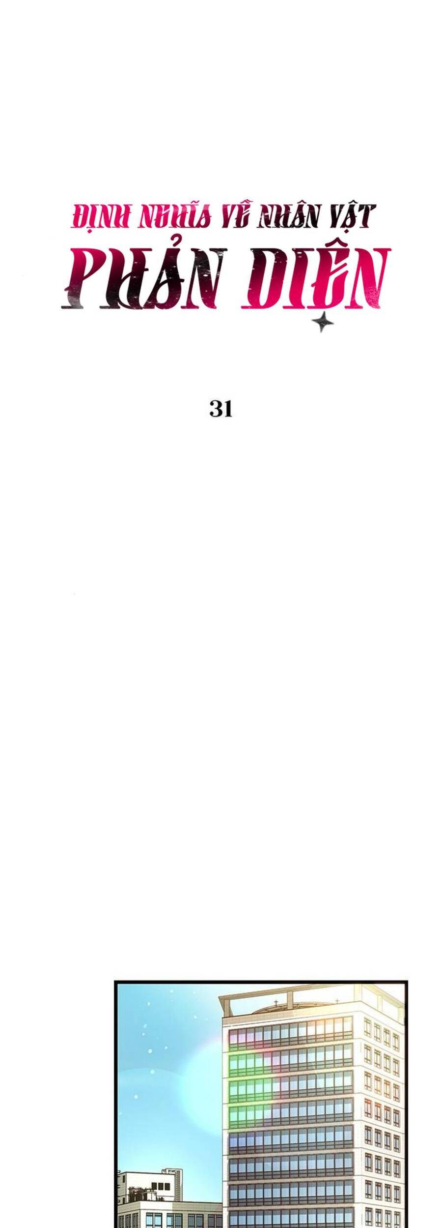 Định Nghĩa Về Nhân Vật Phản Diện Chapter 31 - 34