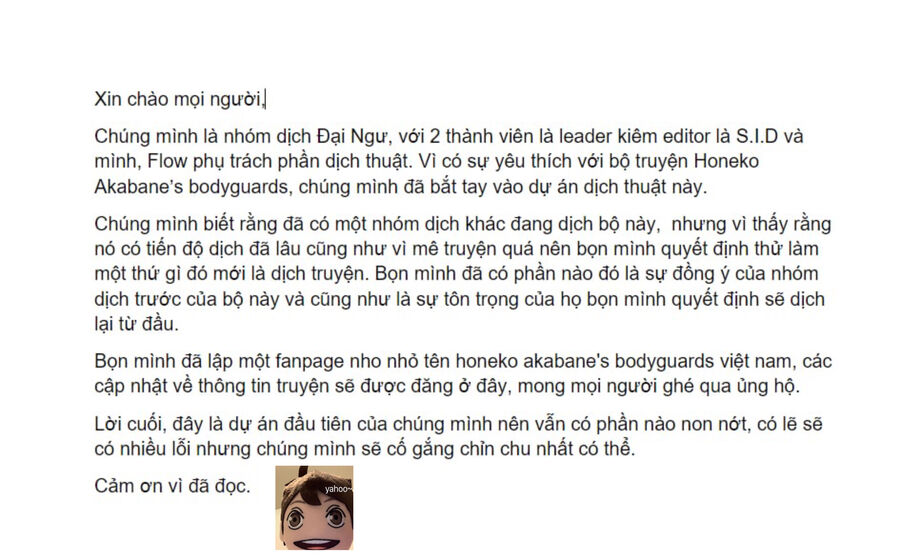 Vệ Sĩ Của Akabane Honeko Chapter 1.1 - 1