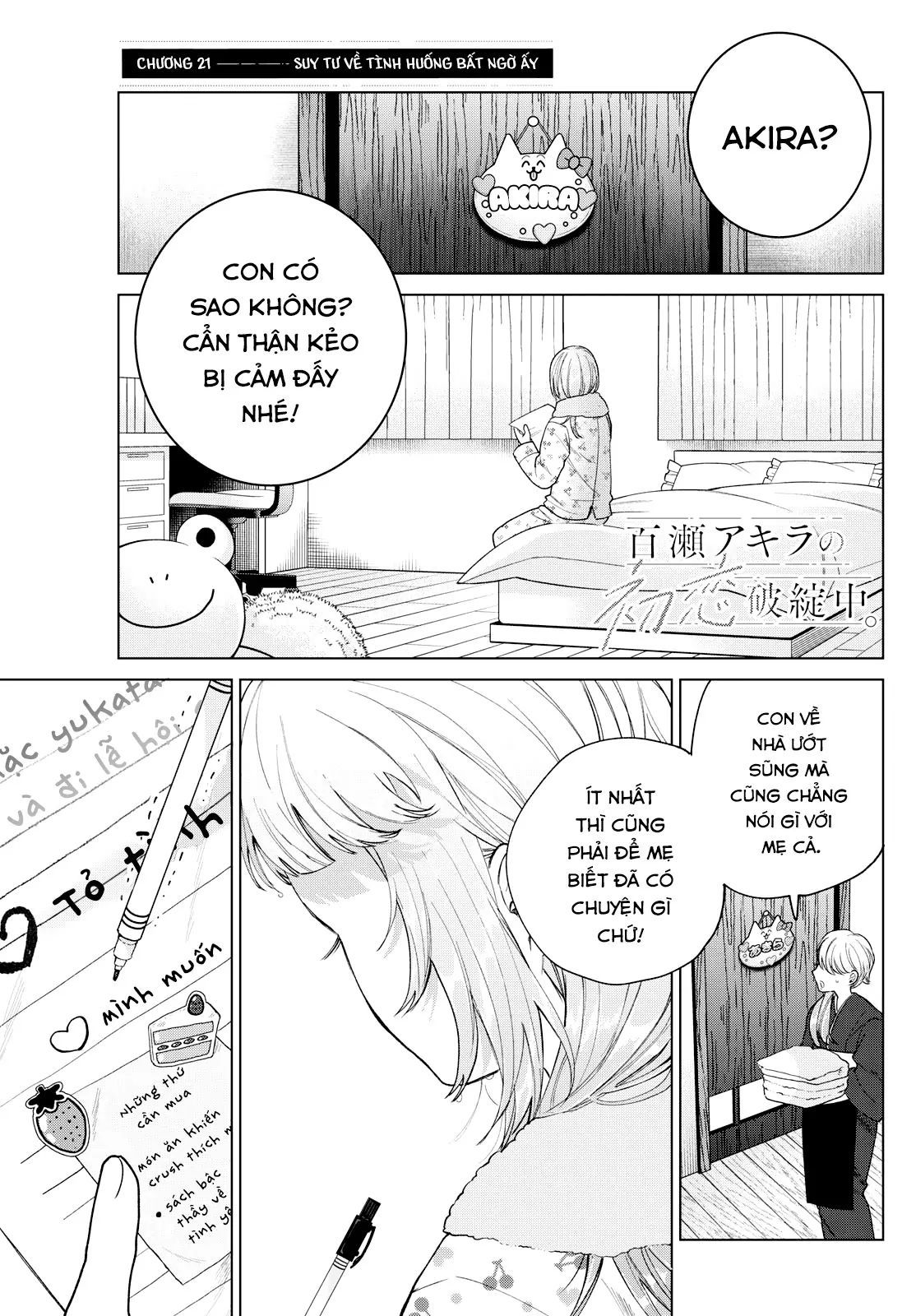 Mối tình đầu đầy trắc trở của Momose Akira Chapter 21 - 2