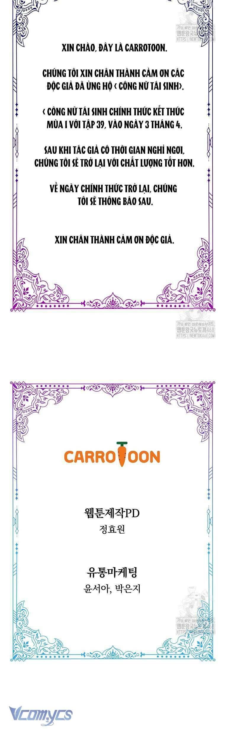 Công Nương Tái Sinh Chapter 39 - 52