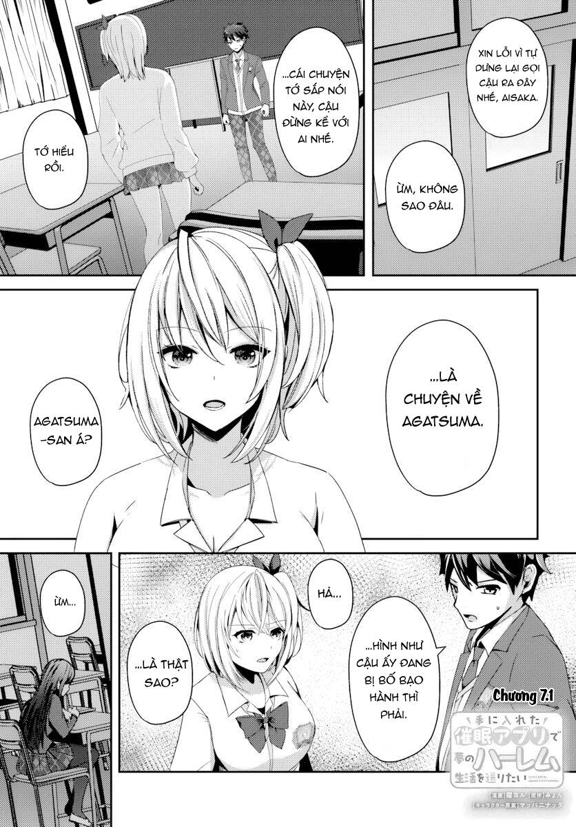 Te Ni Ireta Saimin Appli De Yume No Harem Seikatsu O Okuritai Chapter 7.1 - 2