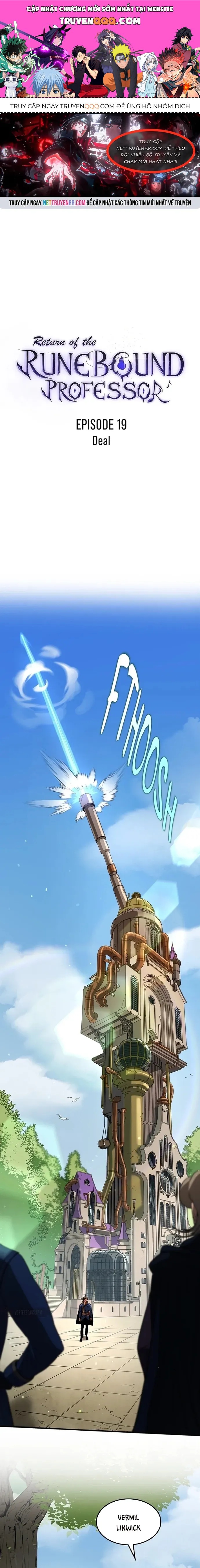 Sự Trở Lại Của Giáo Sư Runebound Chapter 19 - 1