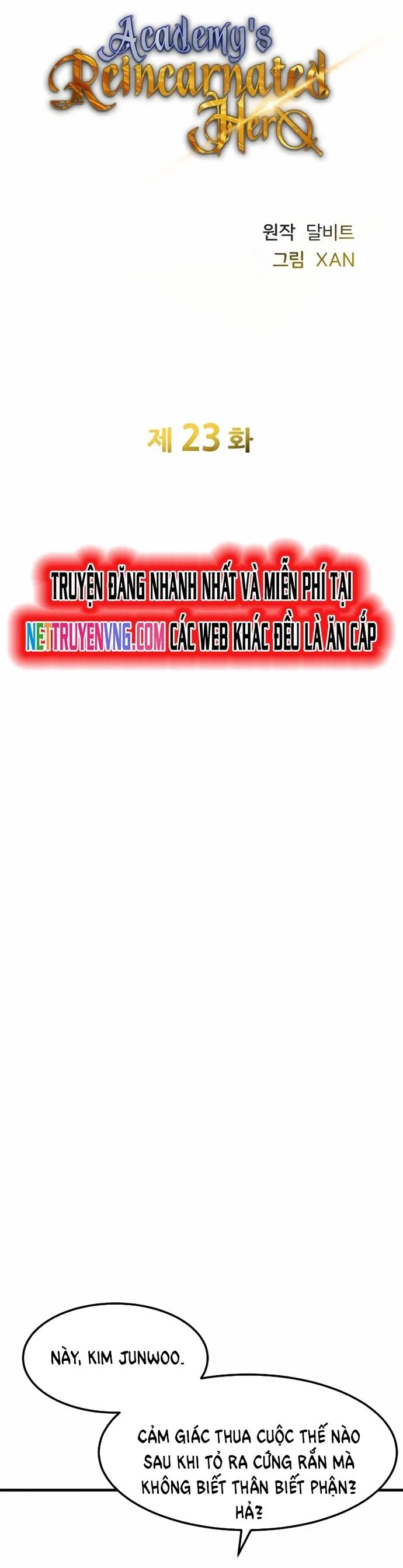 Anh Hùng Tái Sinh Của Học Viện Chapter 23 - 26