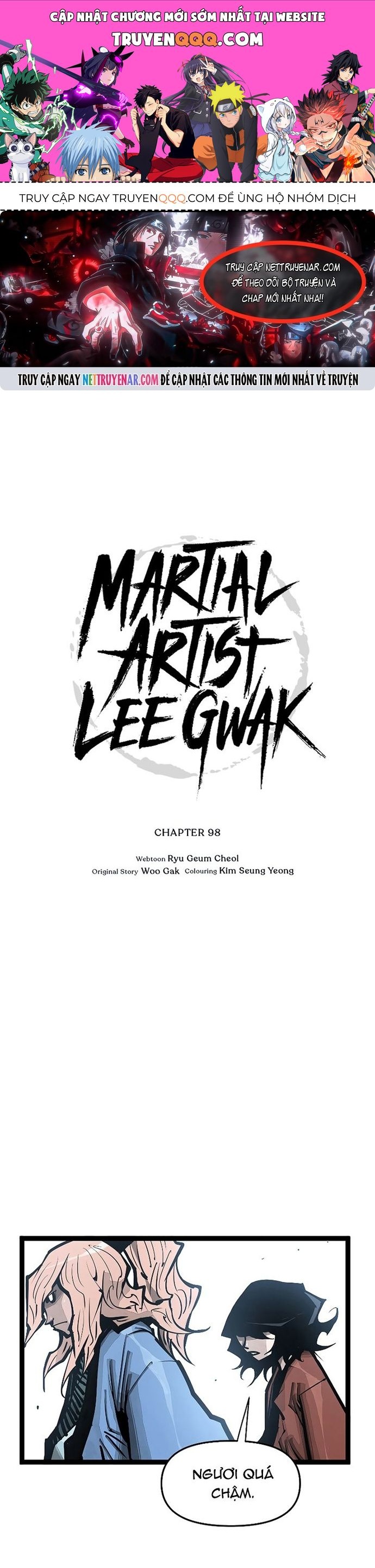 Võ Sĩ Lee Gwak Chapter 98 - 1