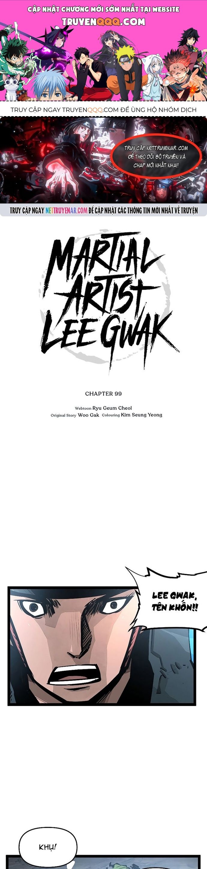 Võ Sĩ Lee Gwak Chapter 99 - 1