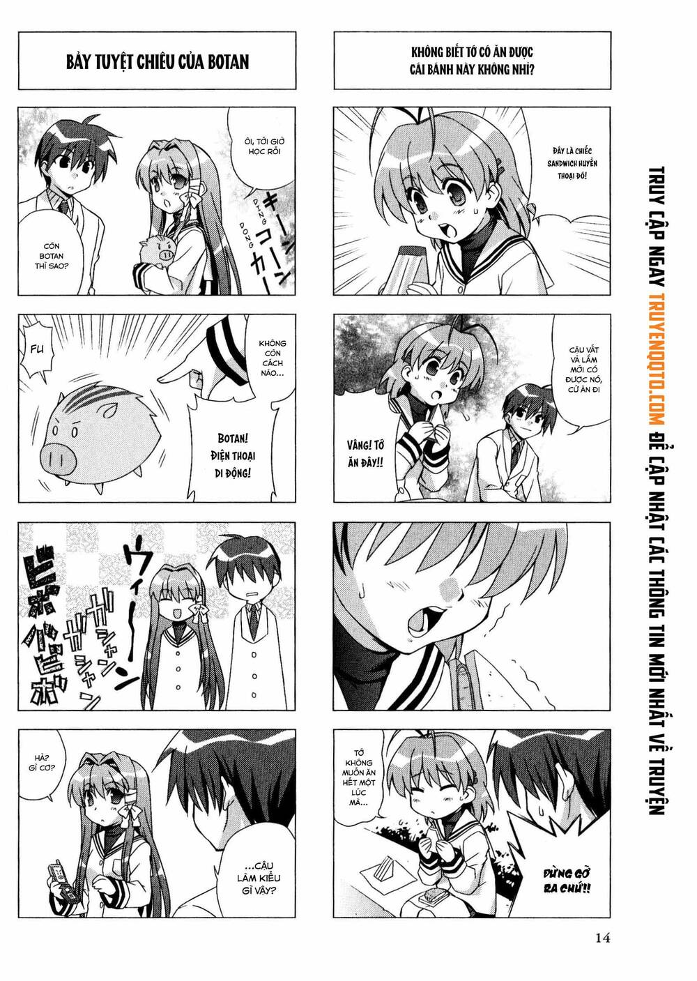 Clannad: Magic 4-Koma Chapter 3 - 3