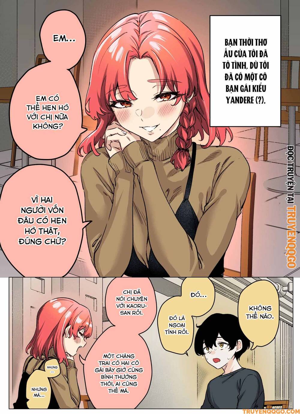 I Thought She Was A Yandere, But Apparently She's Even Worse (Fan Colored) Chapter 36 - 3