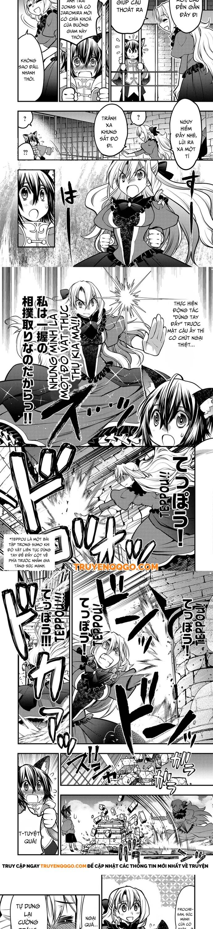 Oozumou Reijou ~Seijo Ni Hirateuchi Wo Kuratta Shunkan Sumou Budatta Zense Wo Omoidashita Akuyaku Reijou No Watashi Wa Sute Neko Ouji Ni Chanko Wo Furumaitai Haadosukoidosukoi~ Chapter 2 - 9