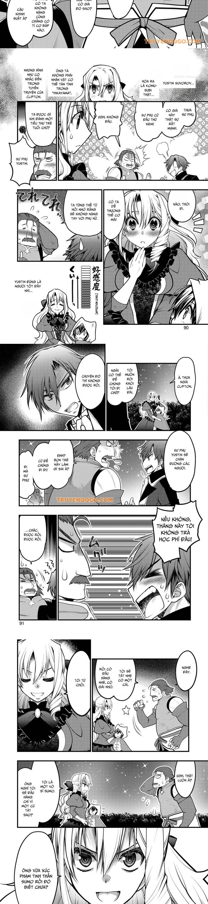 Oozumou Reijou ~Seijo Ni Hirateuchi Wo Kuratta Shunkan Sumou Budatta Zense Wo Omoidashita Akuyaku Reijou No Watashi Wa Sute Neko Ouji Ni Chanko Wo Furumaitai Haadosukoidosukoi~ Chapter 3 - 4
